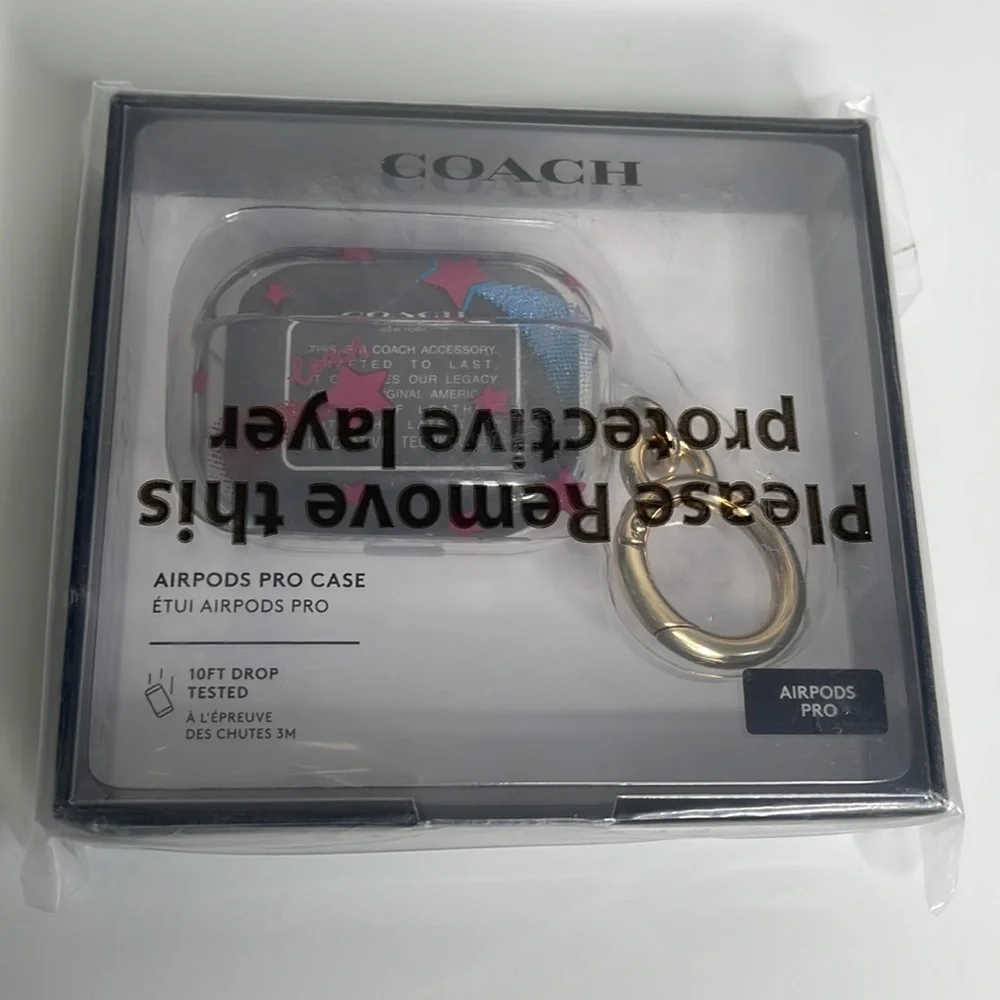 Coach Airpods Pro Case With Stars Print